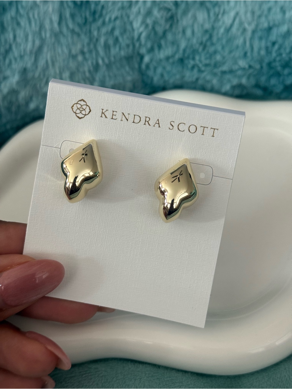 Kendra Scott Adeline Gold Plated Stud Earrings